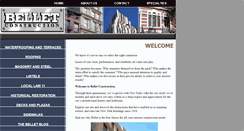 Desktop Screenshot of belletconstruction.com